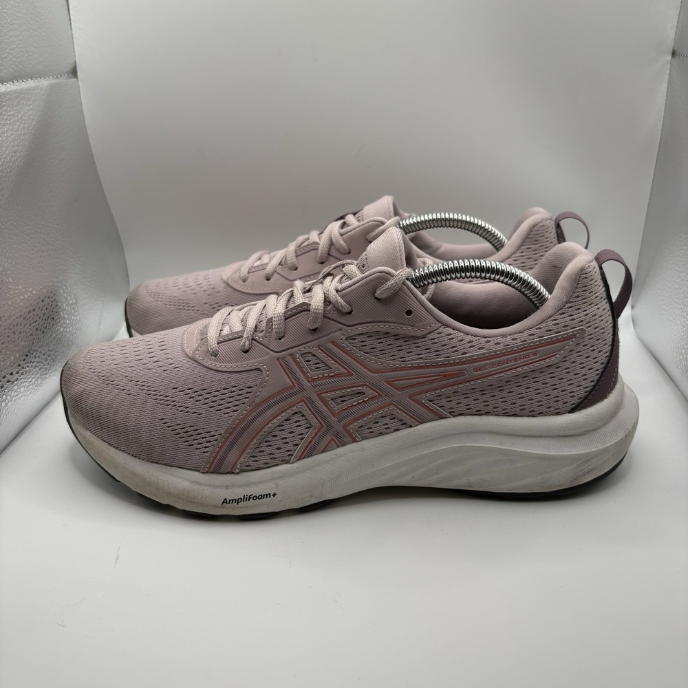 ASICS Gel-Contend 9 Womens Running Shoes 11 Pink Mesh 1012B681 Frosted Rose